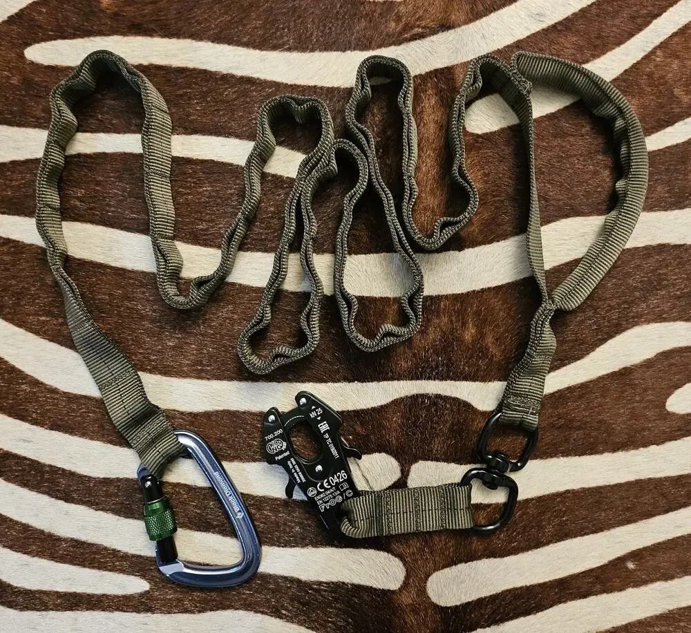 Ray Allen Mfg Signature Nylon Adjustable Service Dog Leash with Frog Clip